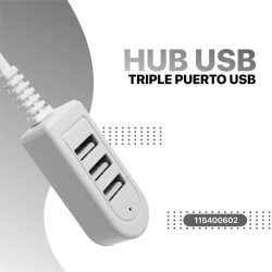 HUB USB 3.0 DE 3 PUERTOS