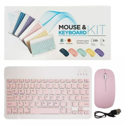 KIT MINI TECLADO Y MOUSE BT TIME (TMU-001)