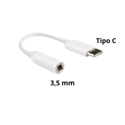 ADAPTADOR USB "C" A PLUG AURICULAR HEMBRA 3.5