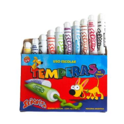 TEMPERAS SURTIDAS X UNIDAD