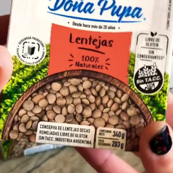 LENTEJAS REMOJADAS DOÑA PUPA