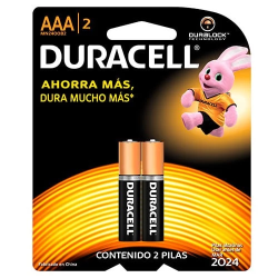 PILA DURACELL AAA X UNID
