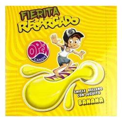 CHICLE FIERITA RELLENO BANANA O MENTA