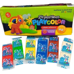 PLASTILINA PLAYCOLOR X 10