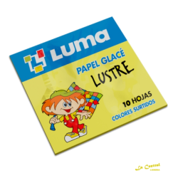 PAPEL GLASÉ LUMA - LUSTRE SOBRE X 10