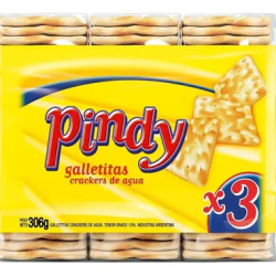 GALLETA SALADA TRIPACK PINDY X3
