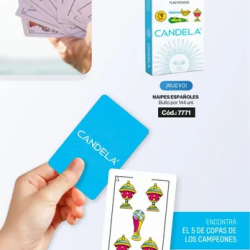 NAIPE CANDELA PLASTIFICADO